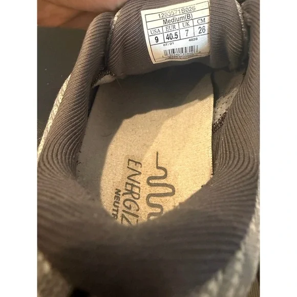 Brooks Levitate 5 Grey White Energize Neutral Running Shoes Mens 9 1203571B026 - Picture 6 of 10